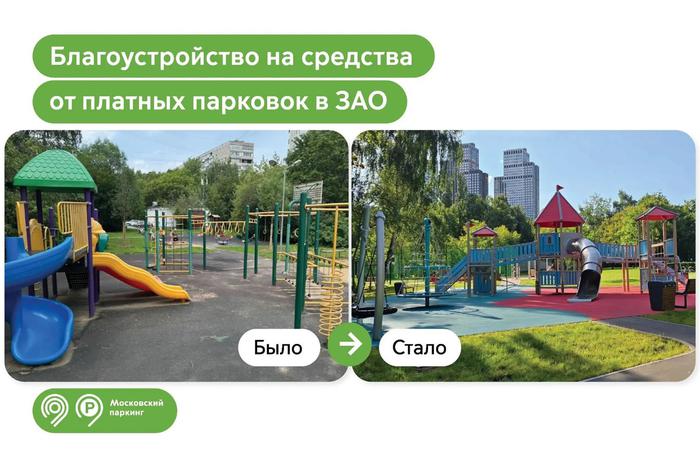 Благоустройство дворов на западе Москвы: 180 территорий обновили на средства от платных парковок