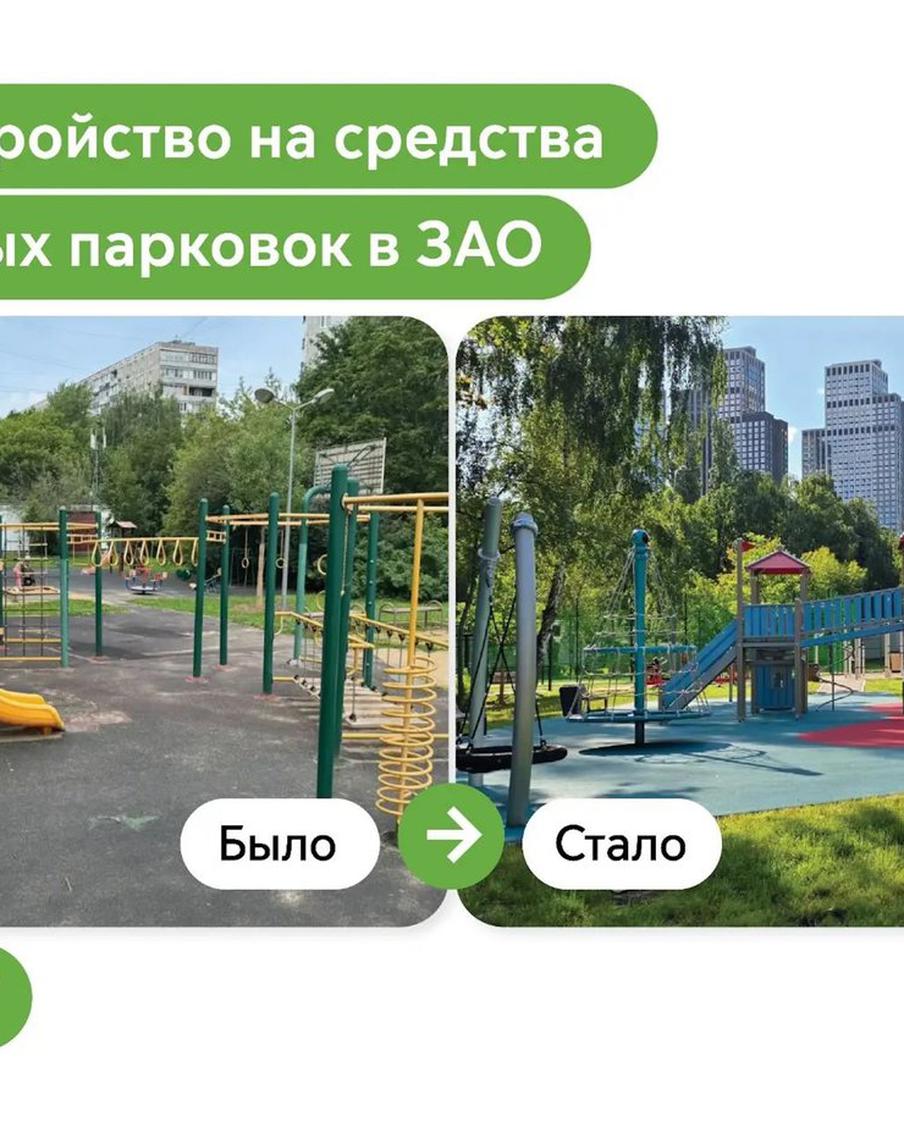 Благоустройство дворов на западе Москвы: 180 территорий обновили на средства от платных парковок
