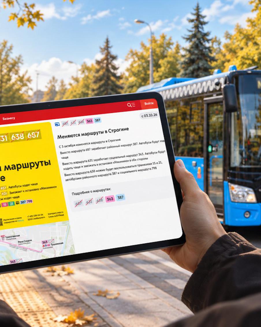 Все изменения маршрутов наземного транспорта собрали на Едином транспортном портале