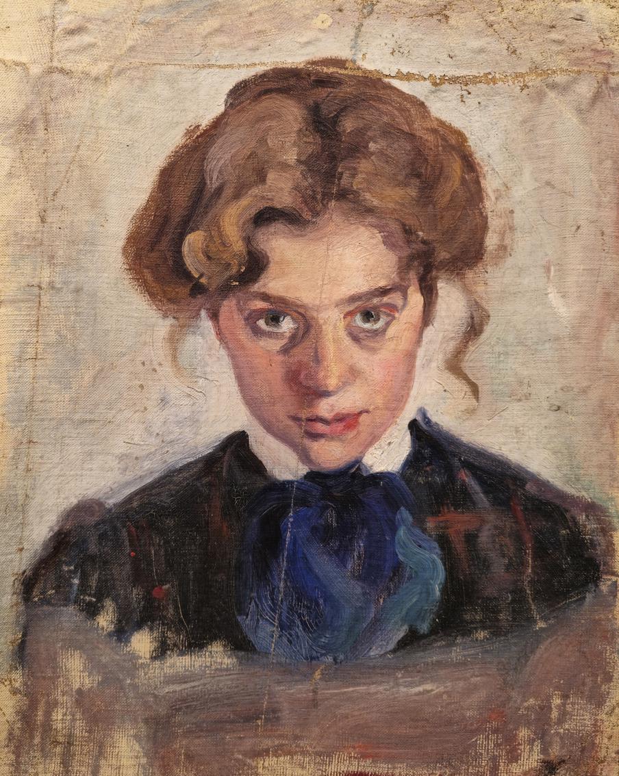 Нина Симонович-Ефимова "Автопортрет", 1904-1906 гг. Собрание семьи художницы.